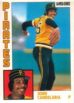 #330 John Candelaria - Pittsburgh Pirates - 1984 O-Pee-Chee Baseball
