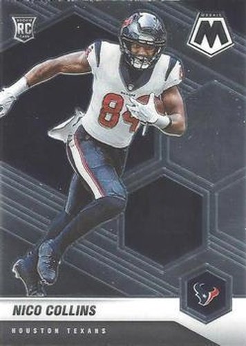 #330 Nico Collins - Houston Texans - 2021 Panini Mosaic Football