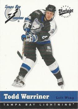 #330 Todd Warriner - Tampa Bay Lightning - 2000-01 Upper Deck Vintage Hockey