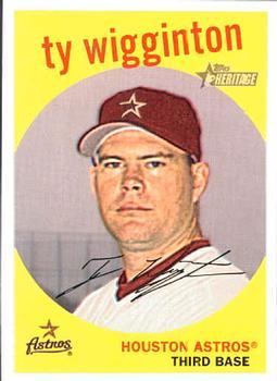 #330 Ty Wigginton - Houston Astros - 2008 Topps Heritage Baseball