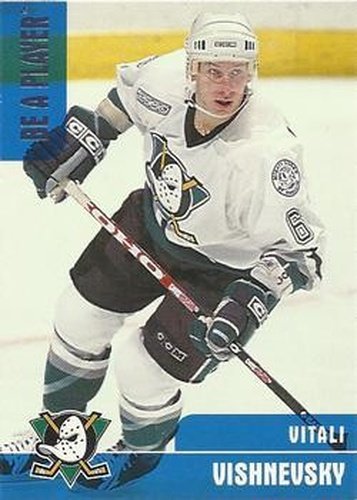 #330 Vitali Vishnevsky - Anaheim Mighty Ducks - 1999-00 Be a Player Memorabilia Hockey