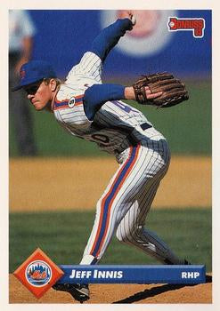 #330 Jeff Innis - New York Mets - 1993 Donruss Baseball