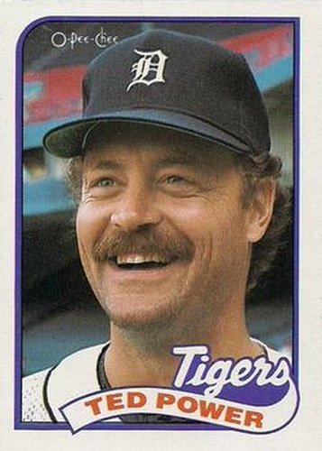 #331 Ted Power - Detroit Tigers - 1989 O-Pee-Chee Baseball