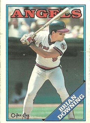 #331 Brian Downing - California Angels - 1988 O-Pee-Chee Baseball
