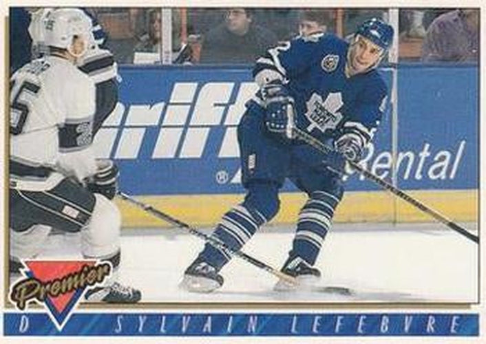 #331 Sylvain Lefebvre - Toronto Maple Leafs - 1993-94 Topps Premier Hockey
