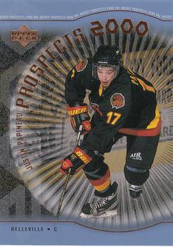 #331 Justin Papineau - Belleville Bulls - 1999-00 Upper Deck Hockey