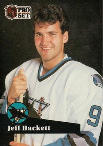 #331 Jeff Hackett - 1991-92 Pro Set Hockey