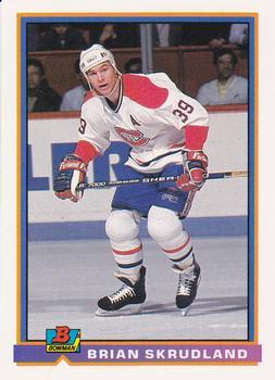 #331 Brian Skrudland - Montreal Canadiens - 1991-92 Bowman Hockey