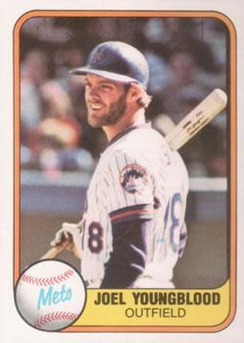 #331 Joel Youngblood - New York Mets - 1981 Fleer Baseball