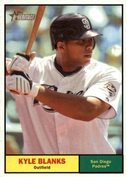 #331 Kyle Blanks - San Diego Padres - 2010 Topps Heritage Baseball