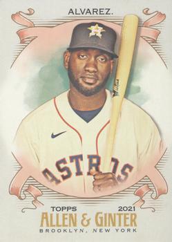 #331 Yordan Alvarez - Houston Astros - 2021 Topps Allen & Ginter Baseball