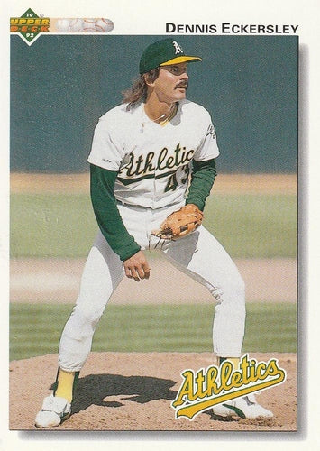 #331 Dennis Eckersley - Oakland Athletics - 1992 Upper Deck Baseball