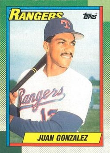 #331 Juan Gonzalez - Texas Rangers - 1990 O-Pee-Chee Baseball