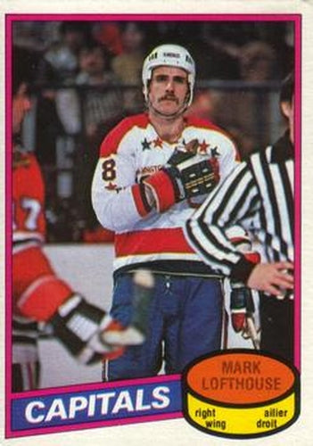 #331 Mark Lofthouse - Washington Capitals - 1980-81 O-Pee-Chee Hockey