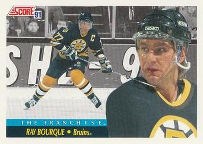 #331 Ray Bourque - Boston Bruins - 1991-92 Score Canadian Bilingual Hockey