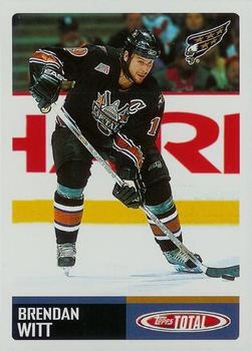 #332 Brendan Witt - Washington Capitals - 2002-03 Topps Total Hockey