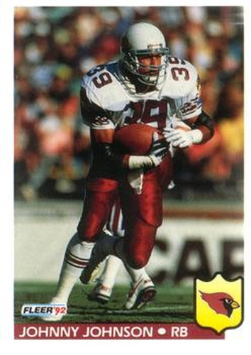 #332 Johnny Johnson - Phoenix Cardinals - 1992 Fleer Football