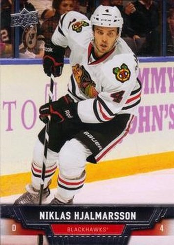 #332 Niklas Hjalmarsson - Chicago Blackhawks - 2013-14 Upper Deck Hockey