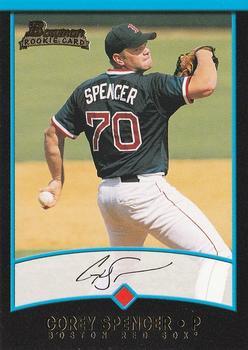 #332 Corey Spencer - Boston Red Sox - 2001 Bowman Baseball
