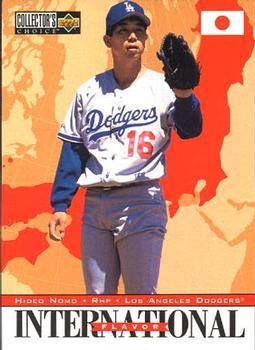 #332 Hideo Nomo - Los Angeles Dodgers - 1996 Collector's Choice Baseball