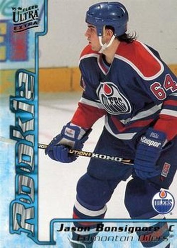 #332 Jason Bonsignore - Edmonton Oilers - 1995-96 Ultra Hockey