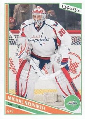 #332 Michal Neuvirth - Washington Capitals - 2013-14 O-Pee-Chee Hockey