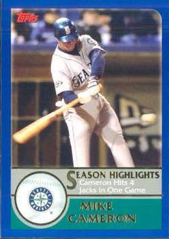 #332 Mike Cameron - Seattle Mariners - 2003 Topps Baseball