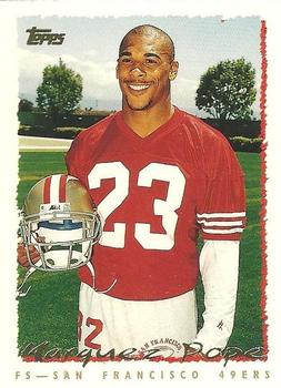 #332 Marquez Pope - San Francisco 49ers - 1995 Topps Football
