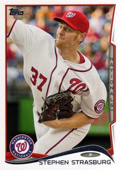 #332a Stephen Strasburg - Washington Nationals - 2014 Topps Baseball