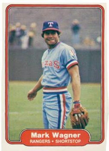 #333 Mark Wagner - Texas Rangers - 1982 Fleer Baseball