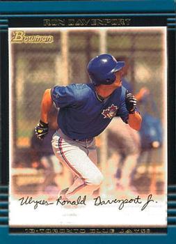 #333 Ron Davenport - Toronto Blue Jays - 2002 Bowman Baseball
