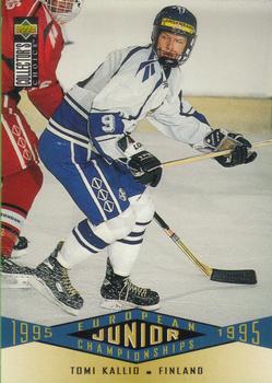 #334 Tomi Kallio - Finland - 1995-96 Collector's Choice Hockey