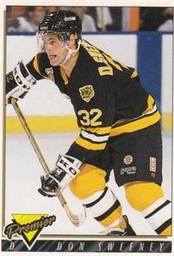 #334 Don Sweeney - Boston Bruins - 1993-94 Topps Premier Hockey