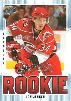 #334 Joe Jensen - Carolina Hurricanes - 2008-09 Upper Deck MVP Hockey