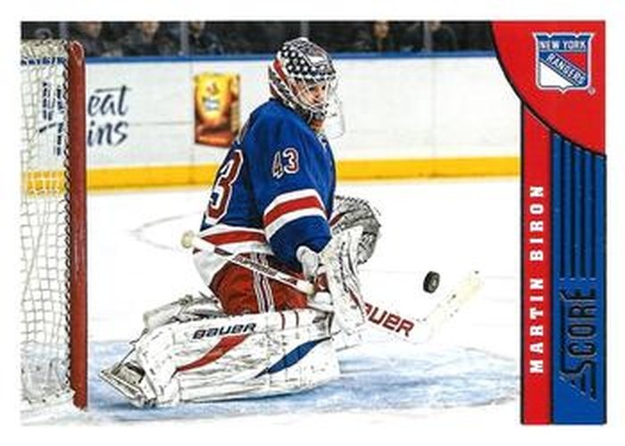 #334 Martin Biron - New York Rangers - 2013-14 Score Hockey