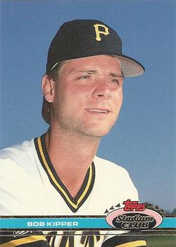 #334 Bob Kipper - Pittsburgh Pirates - 1991 Stadium Club Baseball