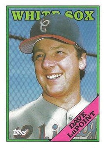 #334 Dave LaPoint - Chicago White Sox - 1988 Topps Baseball