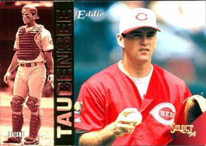 #334 Eddie Taubensee - Cincinnati Reds - 1994 Select Baseball