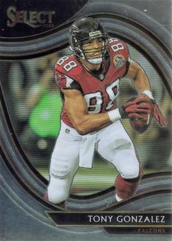 #334 Tony Gonzalez - Atlanta Falcons - 2020 Panini Select Football