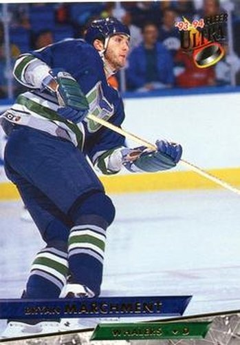 #335 Bryan Marchment - Hartford Whalers - 1993-94 Ultra Hockey