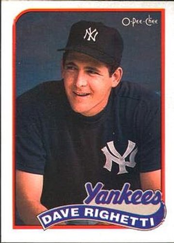 #335 Dave Righetti - New York Yankees - 1989 O-Pee-Chee Baseball