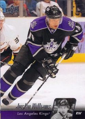 #335 Justin Williams - Los Angeles Kings - 2010-11 Upper Deck Hockey