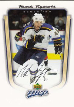 #335 Mark Rycroft - St. Louis Blues - 2005-06 Upper Deck MVP Hockey