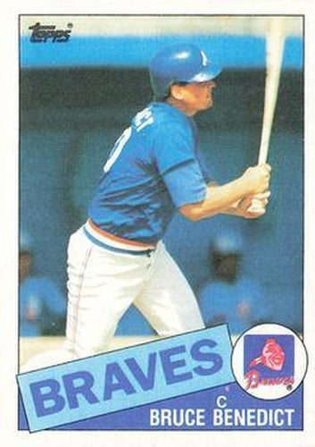 #335 Bruce Benedict - Atlanta Braves - 1985 Topps Baseball