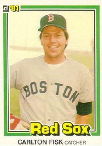 #335 Carlton Fisk - Boston Red Sox - 1981 Donruss Baseball