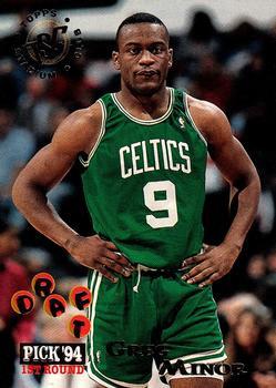 #335 Greg Minor - Boston Celtics - 1994-95 Stadium Club Basketball