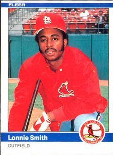 #335 Lonnie Smith - St. Louis Cardinals - 1984 Fleer Baseball