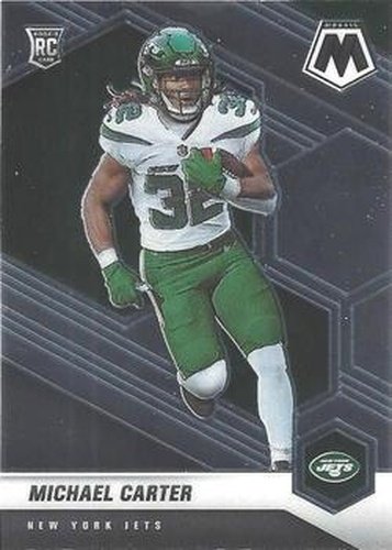 #335 Michael Carter - New York Jets - 2021 Panini Mosaic Football
