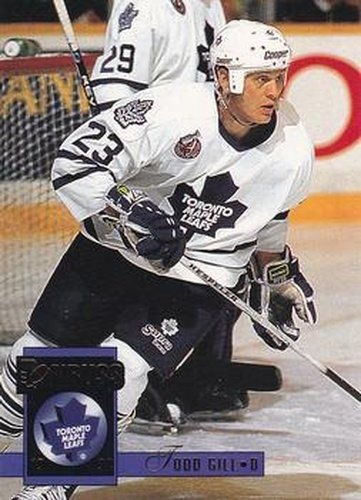 #335 Todd Gill - Toronto Maple Leafs - 1993-94 Donruss Hockey