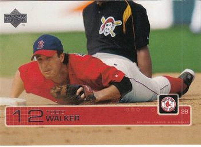 #335 Todd Walker - Boston Red Sox - 2003 Upper Deck Baseball